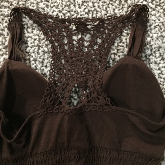 Brown casual dress - Picture 2 of 3